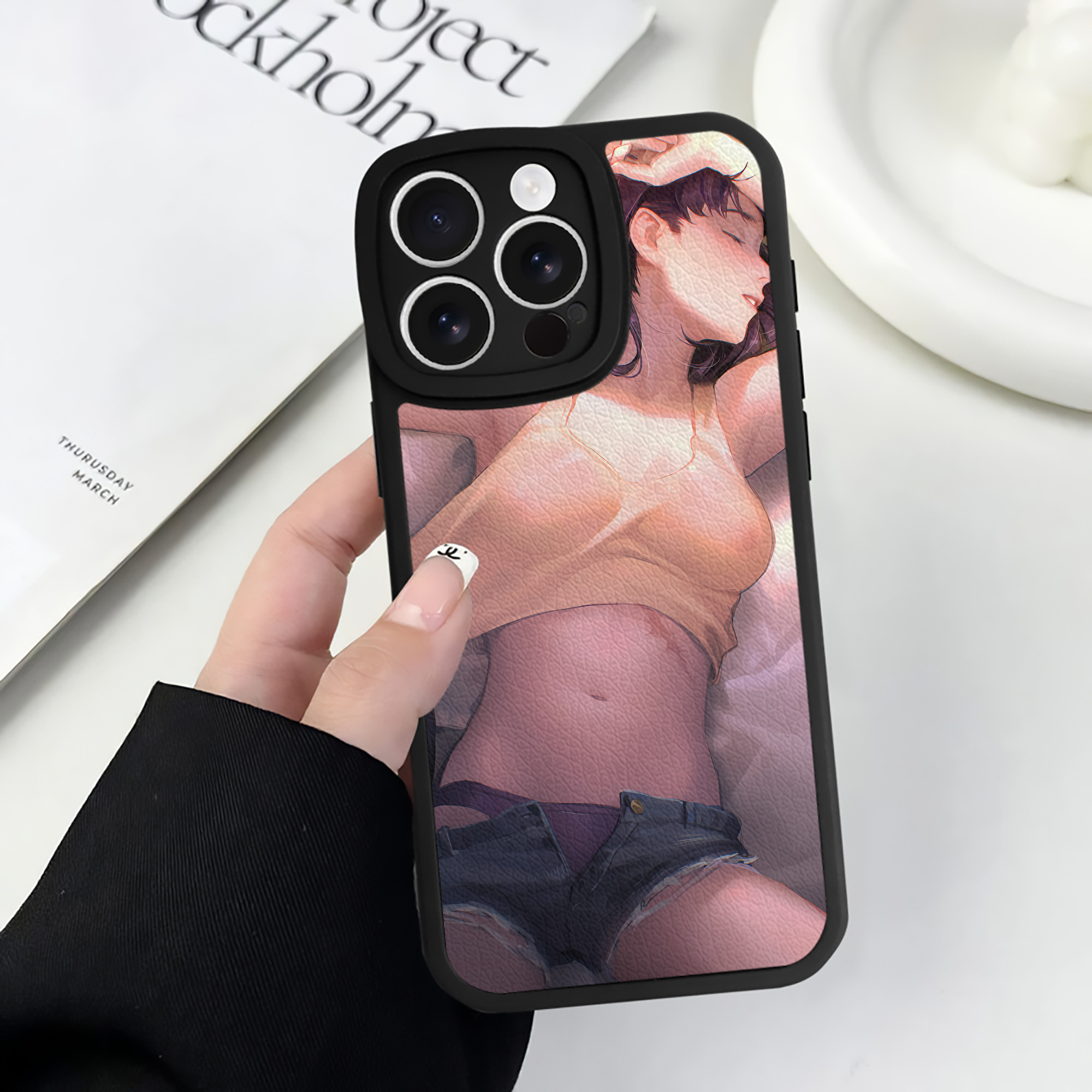 （画像用） EVA 新世紀エヴァンゲリオン 【iPhone 16シリーズ対応】シリコンスマホケース（レザー調） 材質：シリコン